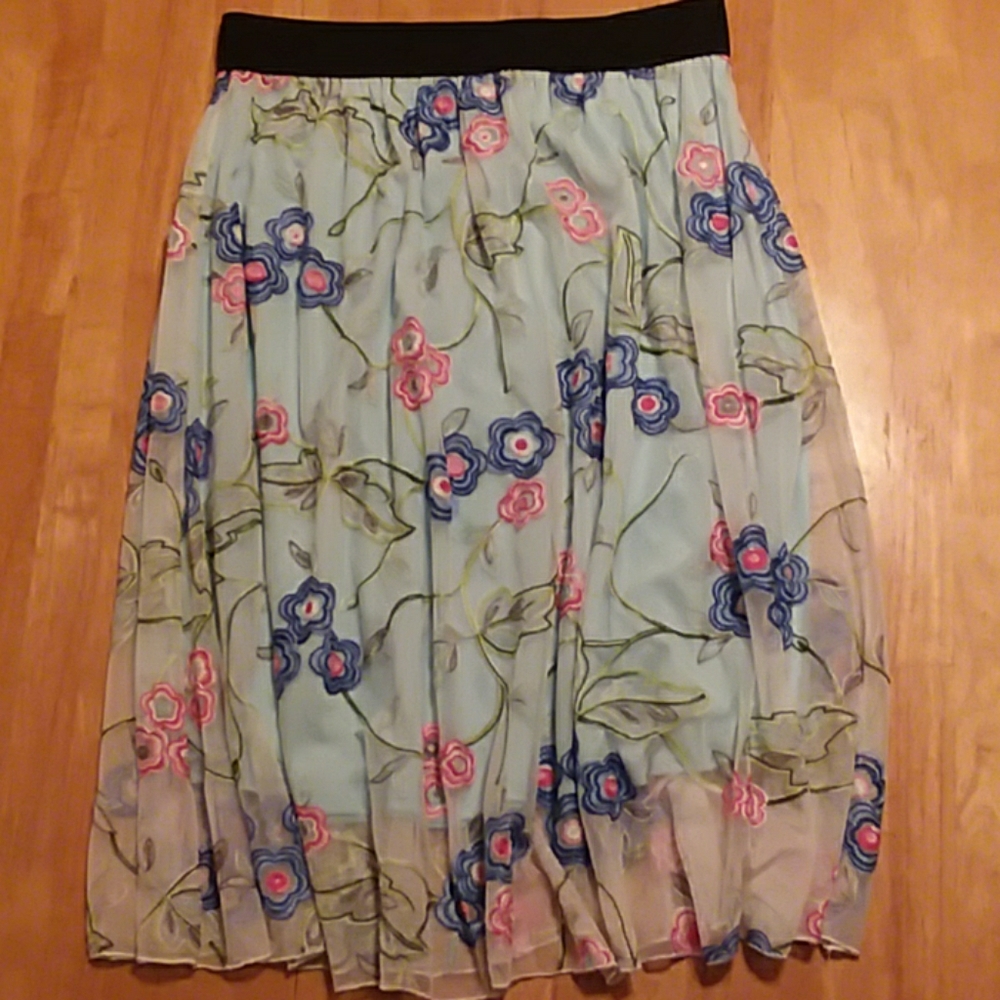 Lularoe Embroidered skirt